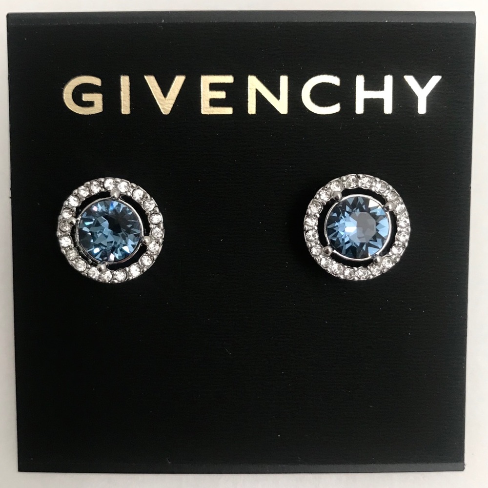 Givenchy Round Halo Stud Earrings